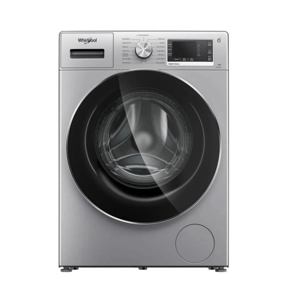 WHIRLPOOL Xpert Care 8kg 5 Star Front Load Washing Machine with Ozone Air Refresh Technology & Heater (Inverter)